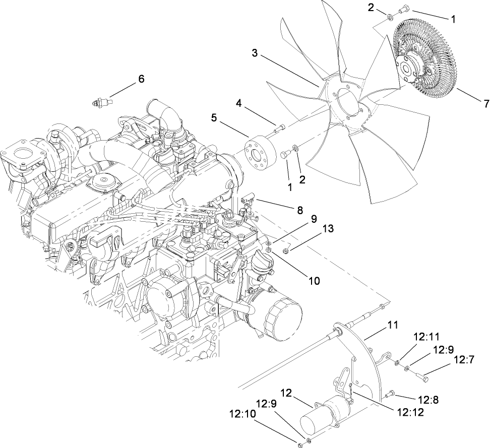 Fan and Solenoid Assembly