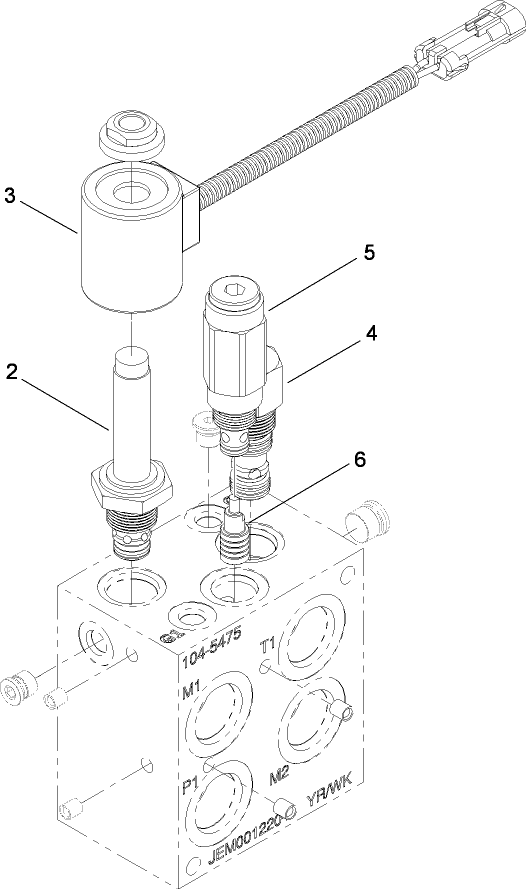 Hydraulic Manifold Assembly No. 104-5475