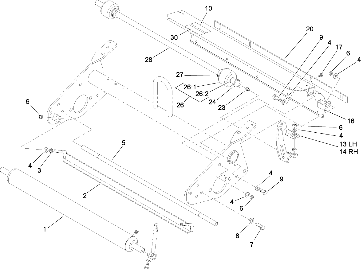 Roller and Scraper Assembly
