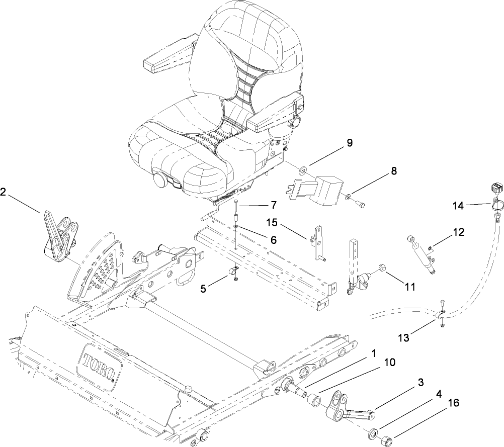 Lift Arms and Shaft Kit Assembly