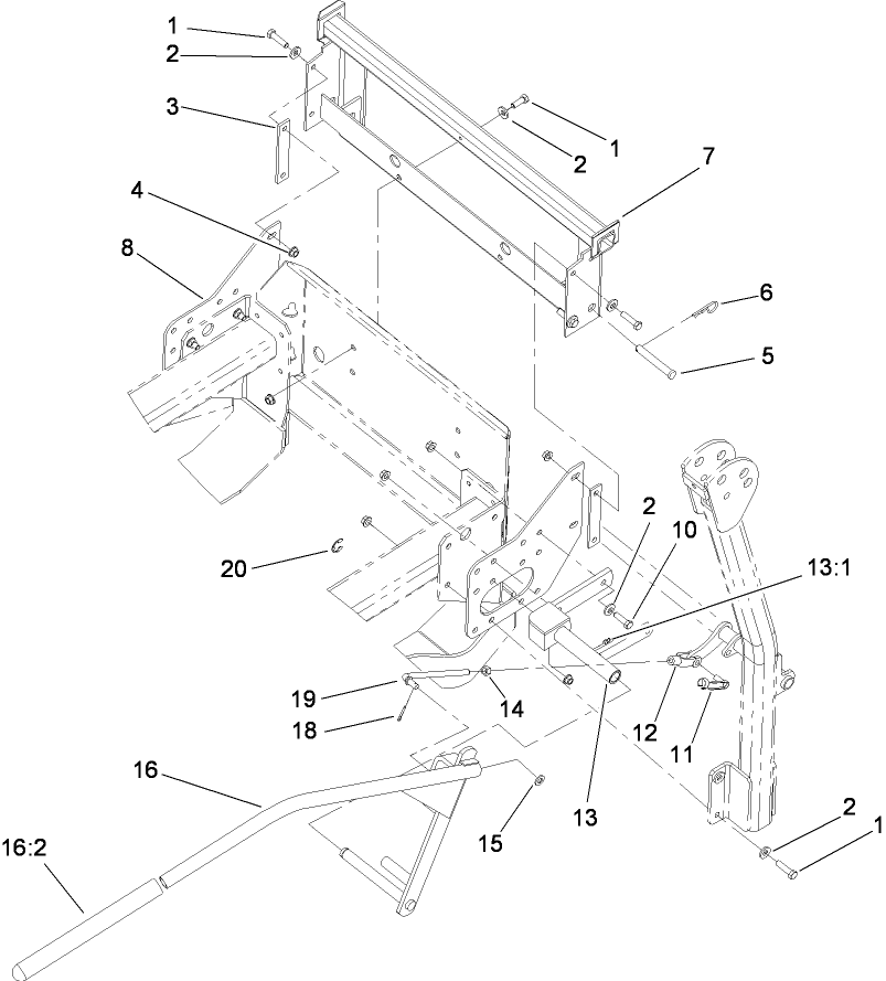 Z590-D Series Bagger Mounting Assembly