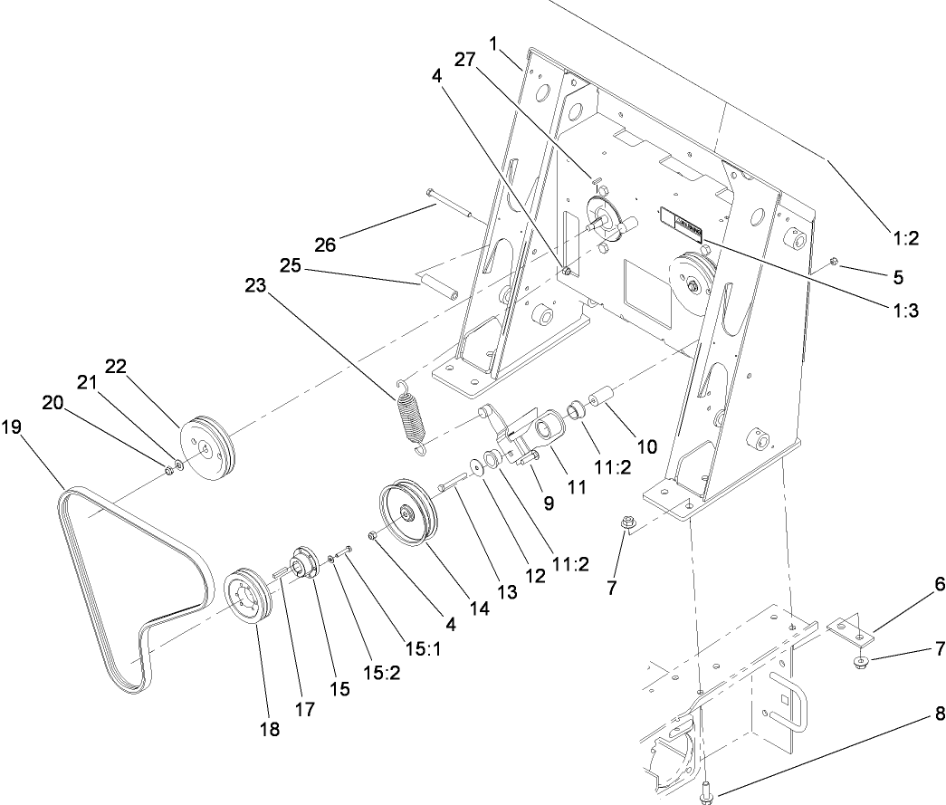 Loader Tower and Drive Assembly