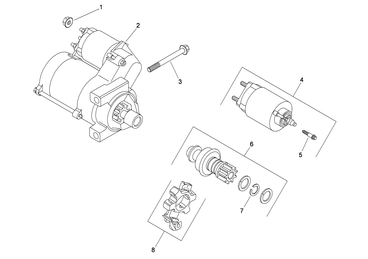 Starting System Assembly Kohler CH20S-64763
