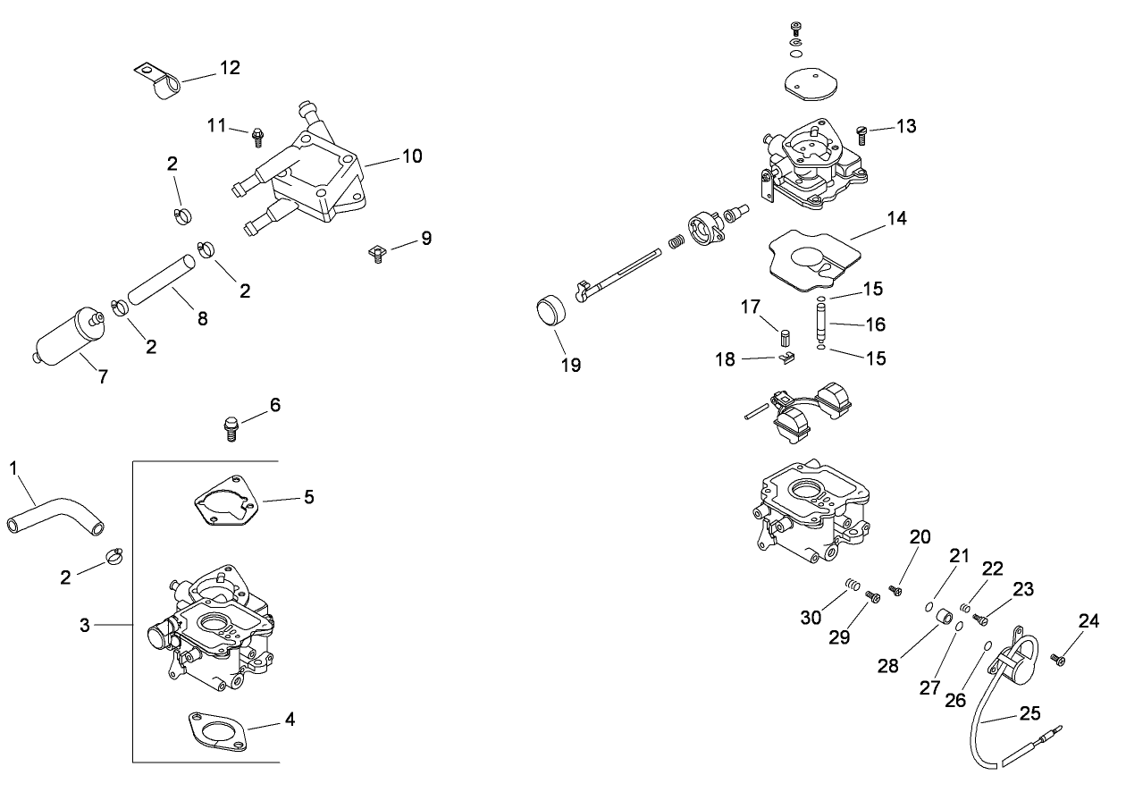 Fuel System Assembly  Kohler CH20S-64762