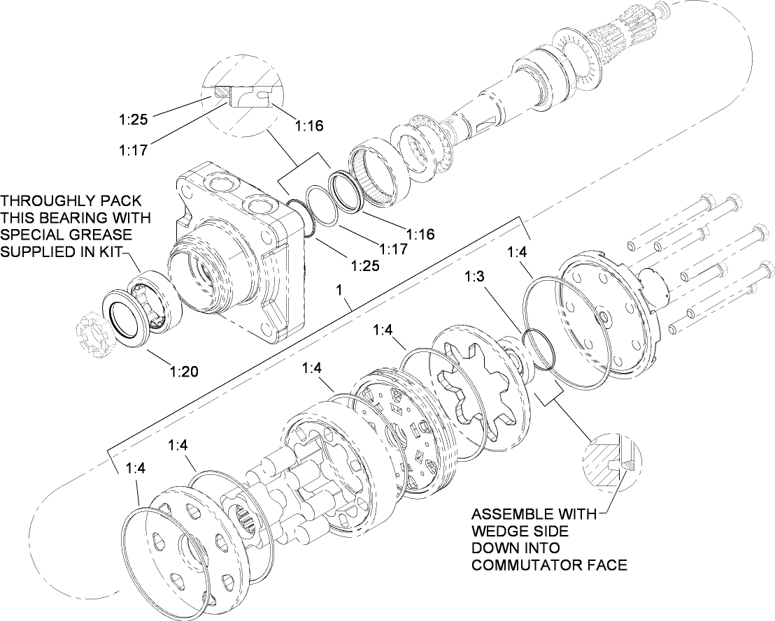 Hydraulic Motor Assembly No. 114-8858