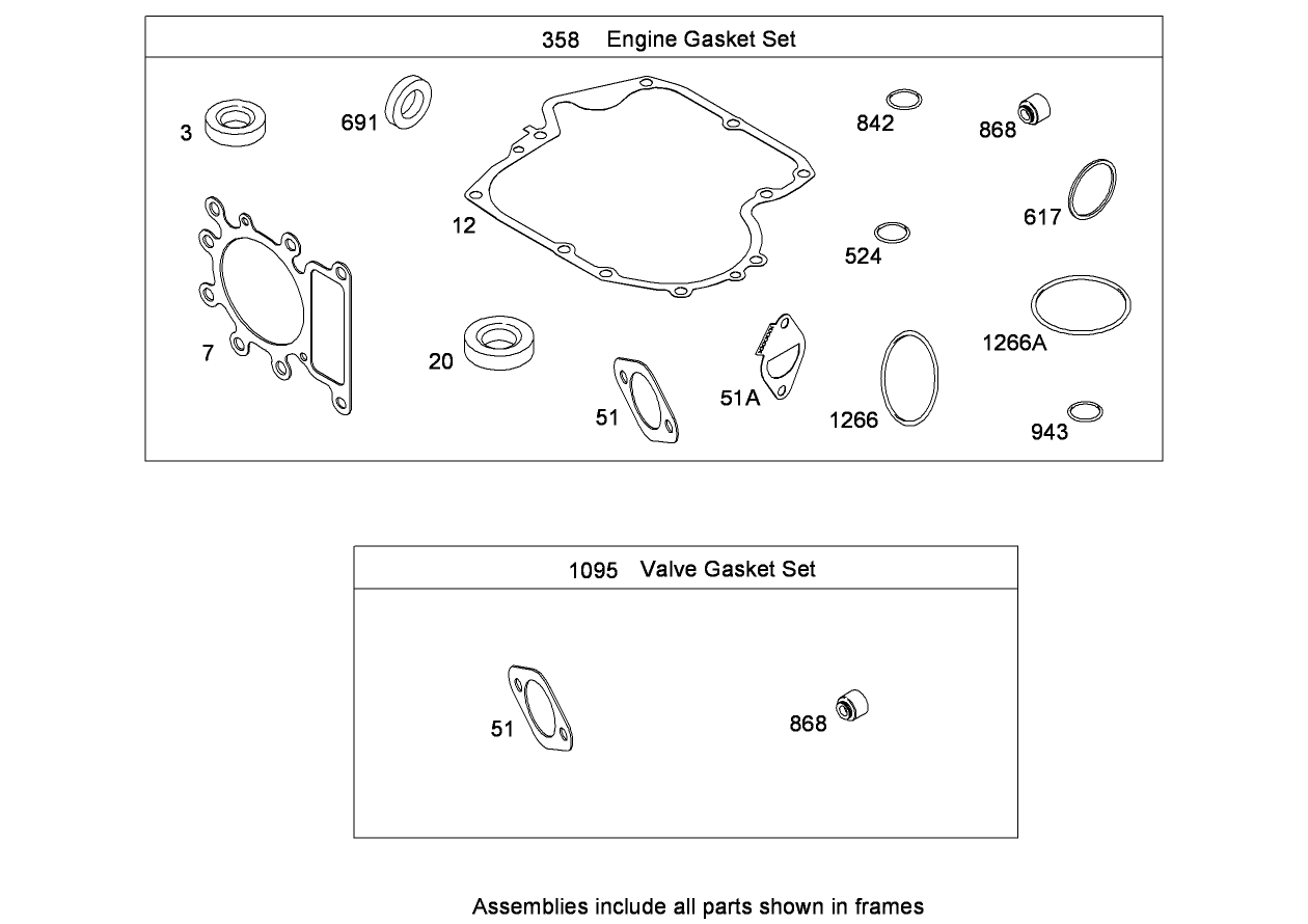 Gasket Set  Briggs and Stratton Model 31E777-0130-E1