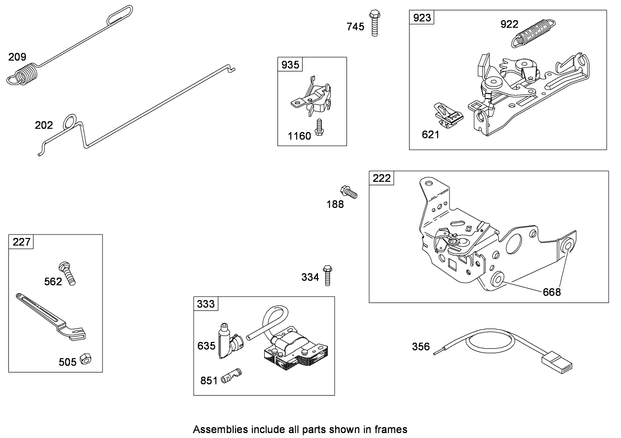 Governor Assembly Briggs and Stratton 126T05-0219-B1
