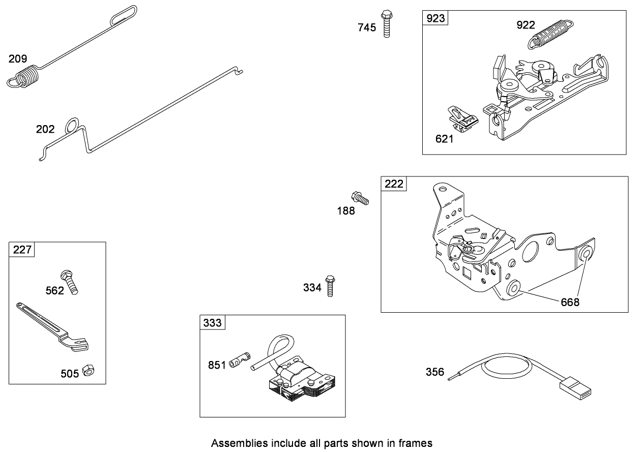 Governor Assembly Briggs and Stratton 126T02-0224-B1