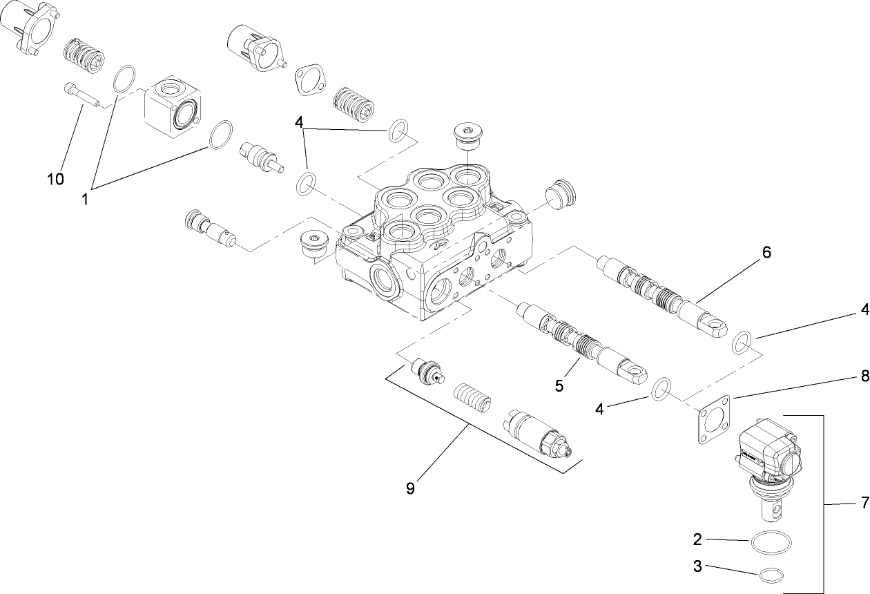 Hydraulic Valve Assembly No. 115-1201