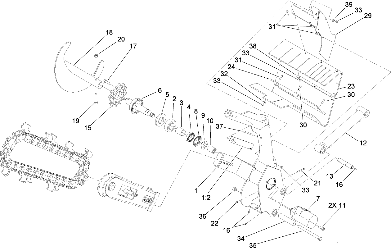 Trencher Assembly