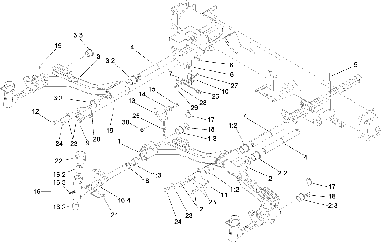 Front Lift Arm Assembly