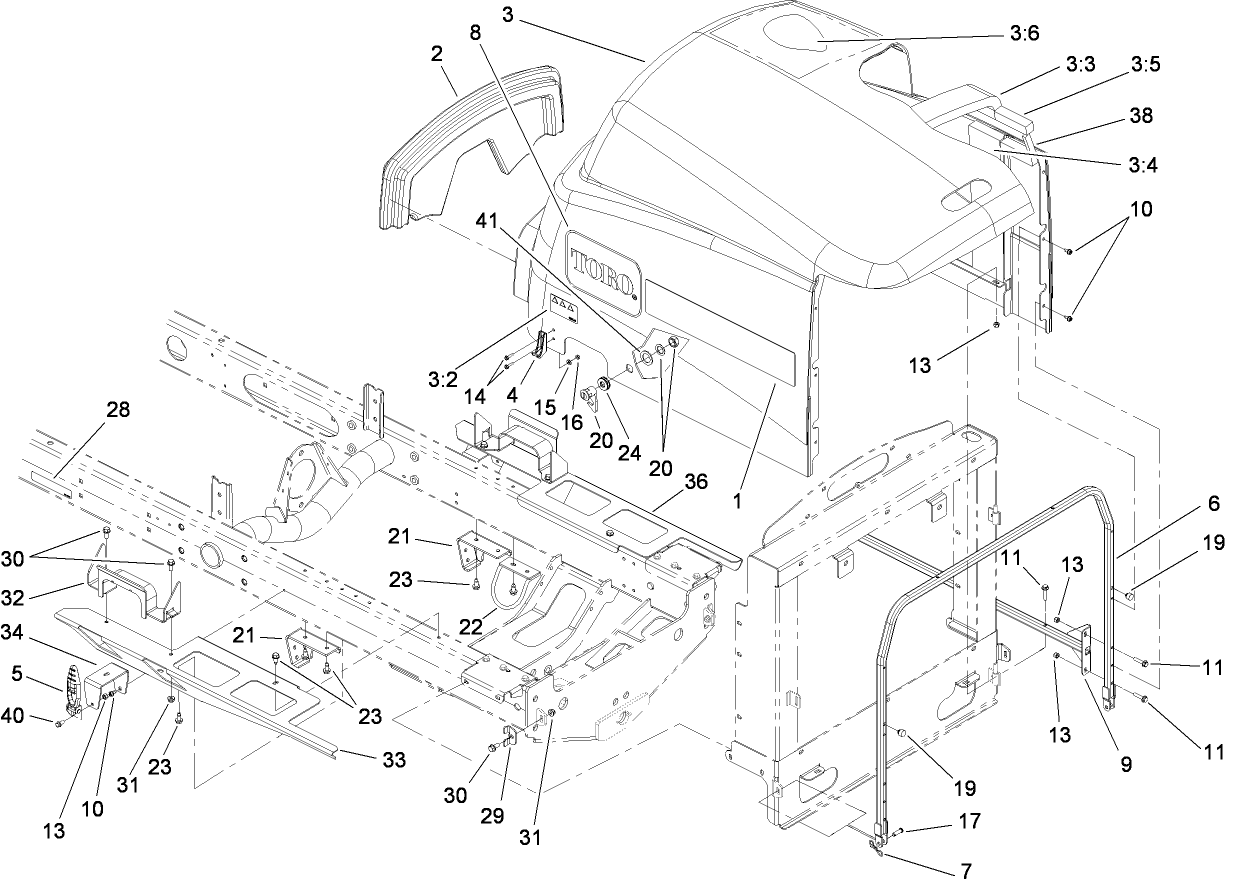 Hood and Body Panel Assembly