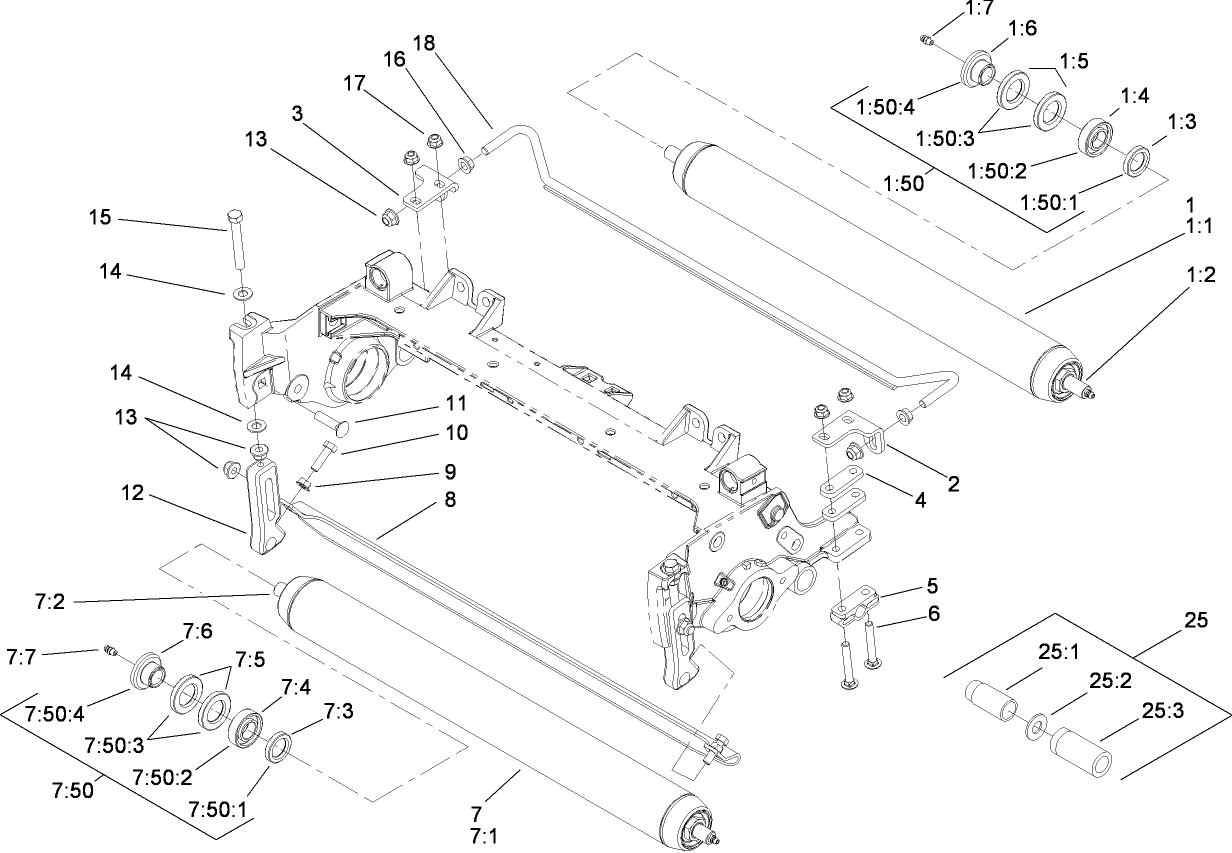 Roller and Scraper Assembly