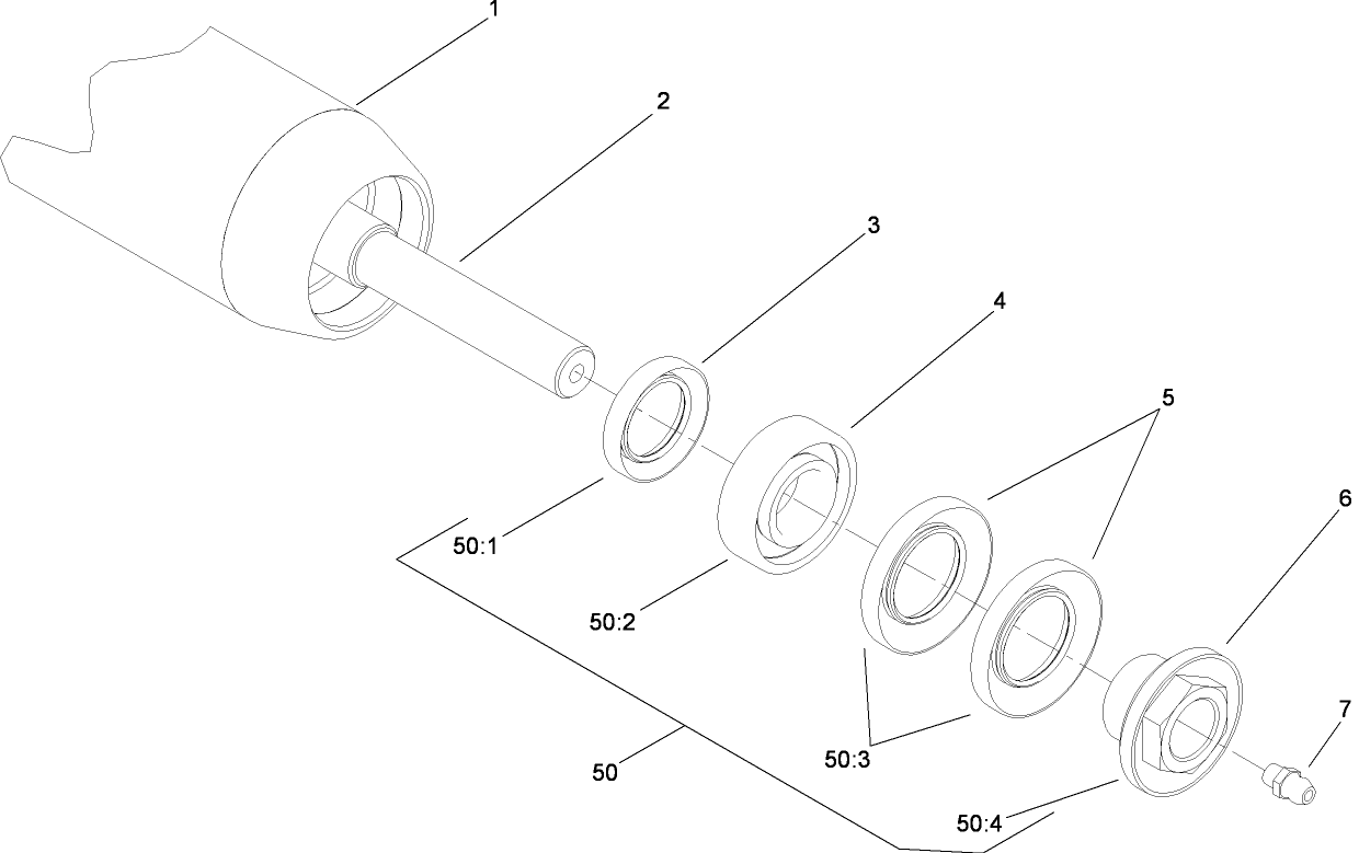 Optional 3 Inch Diameter Short Roller Assembly  No. 114-5417