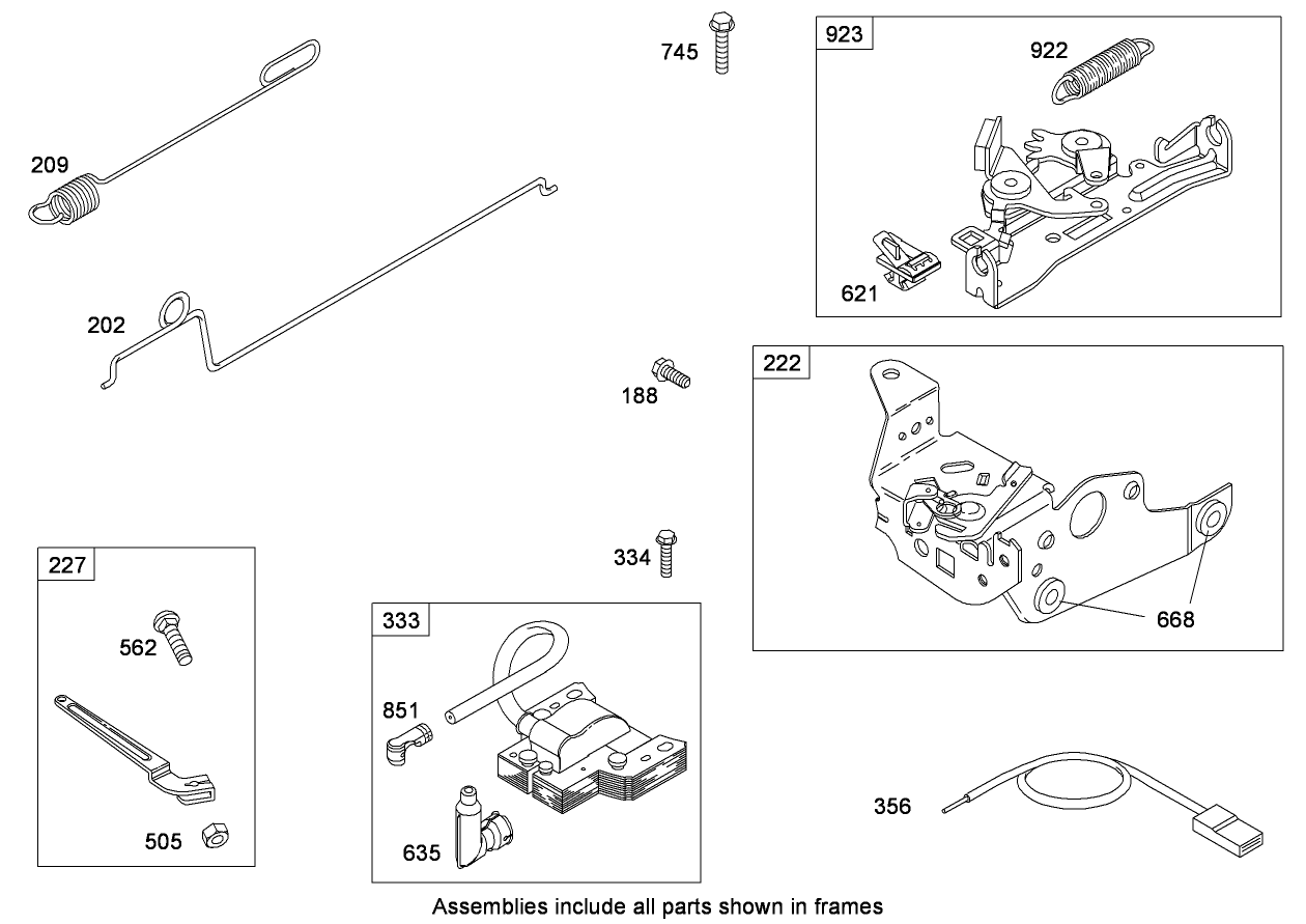 Governor Assembly  Briggs and Stratton 126T02-0216-B1