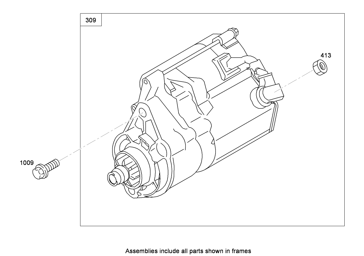 Starter Motor Assembly