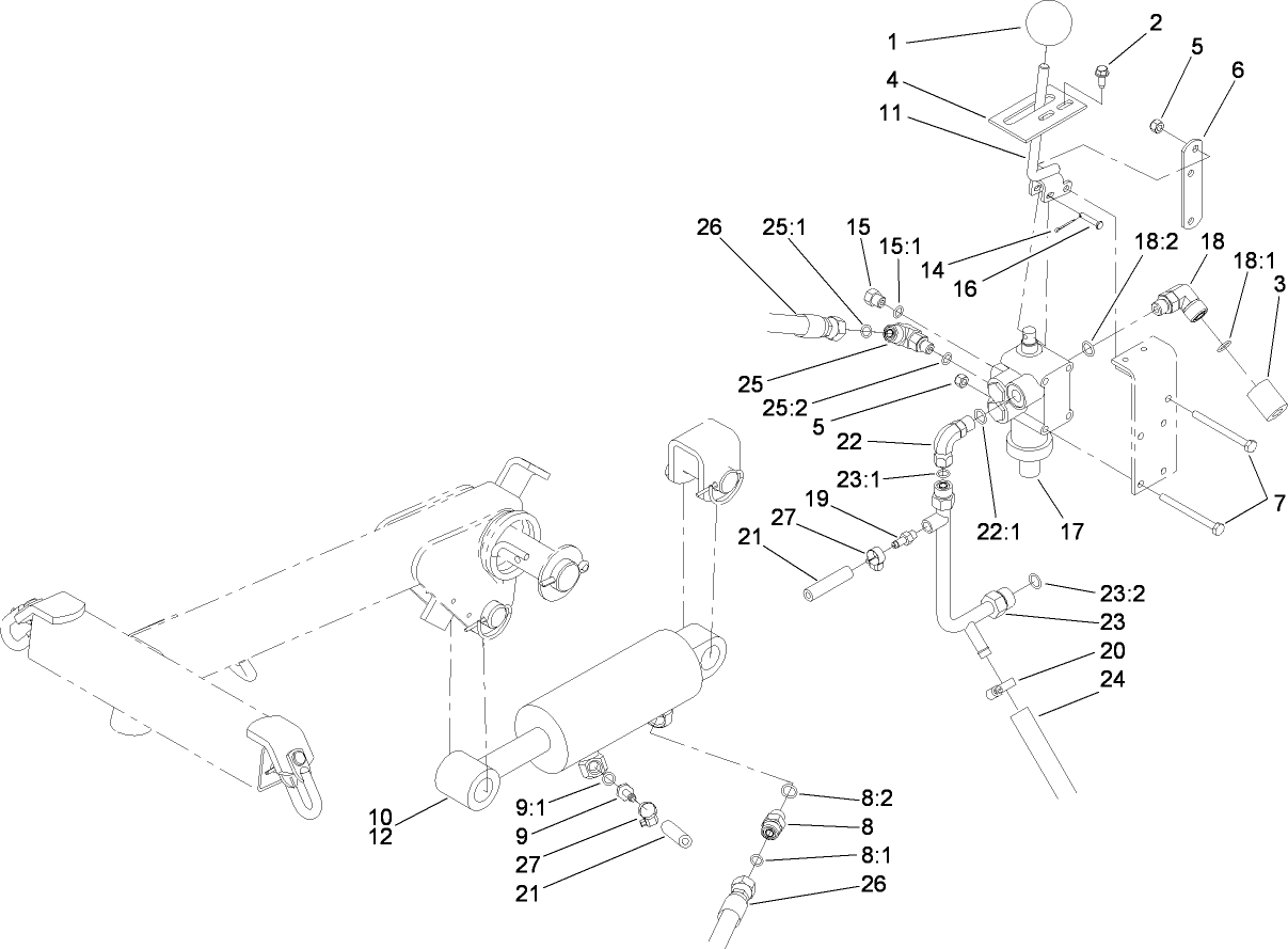 Valve and Cylinder Assembly