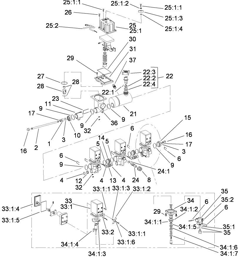 EVC Control Valve Assembly