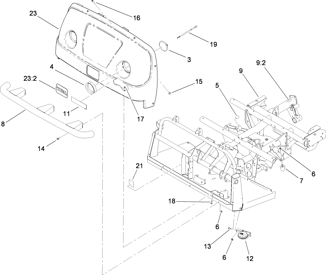 Hood and Bumper Assembly
