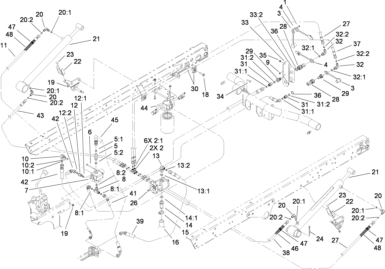 Lift Valve and Hydraulic Assembly