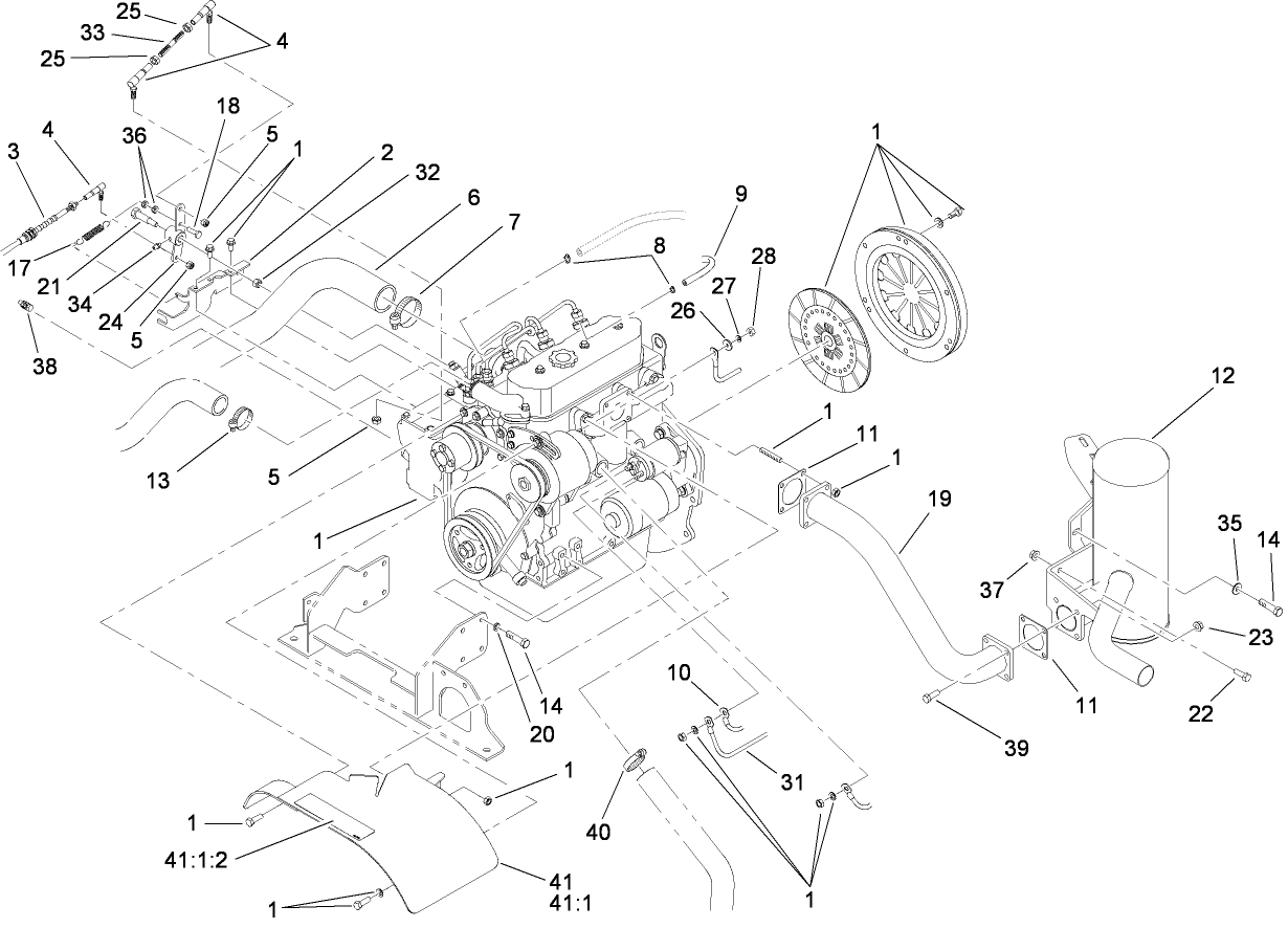 Diesel Engine Assembly