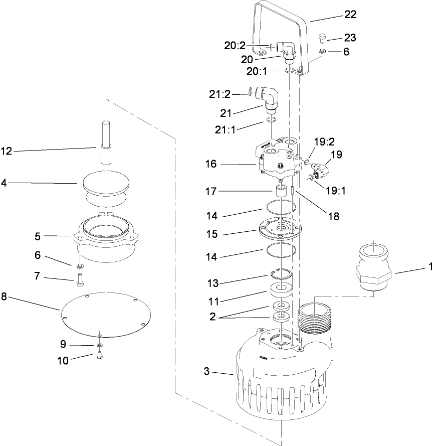 Centrifugal Water Pump Assembly No. 114-0629