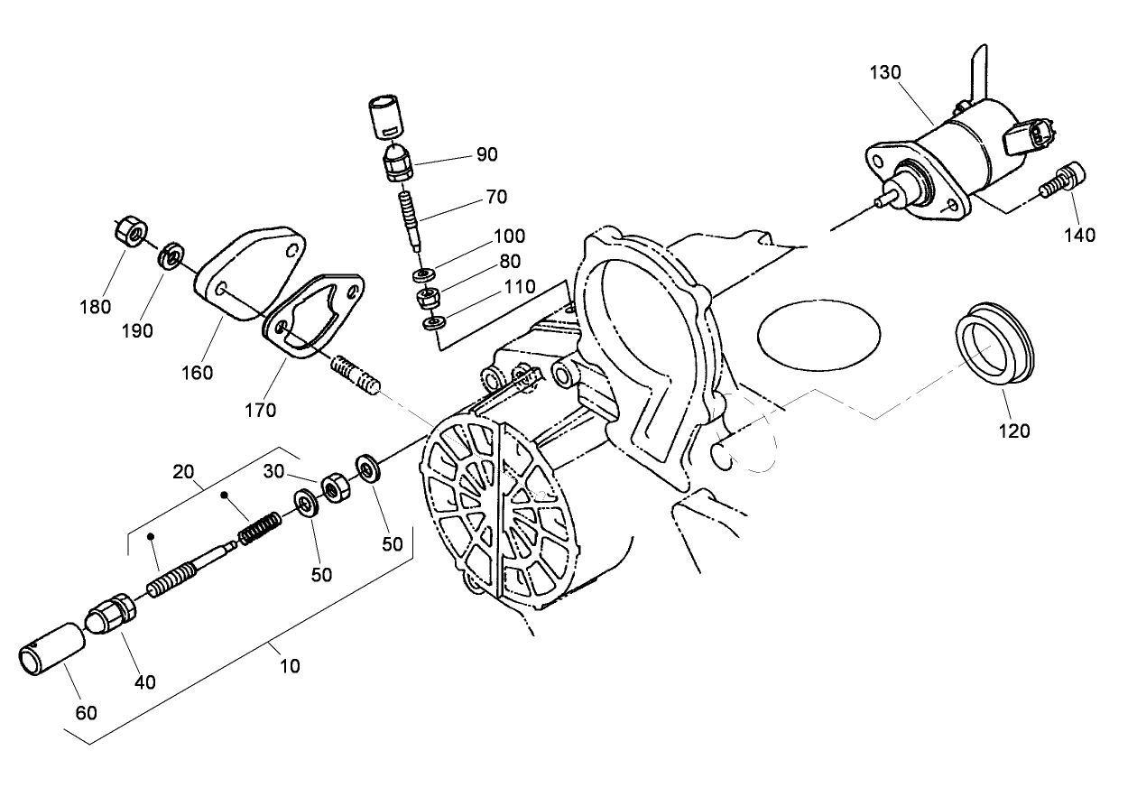 Idle Apparatus and Stop Solenoid Assembly