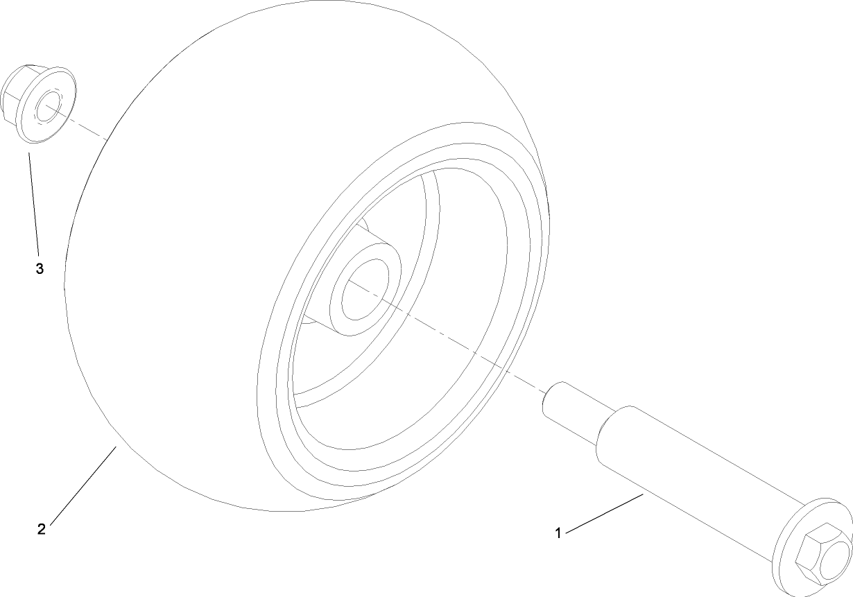 Anti Scalp Roller Assembly No. 109-6388