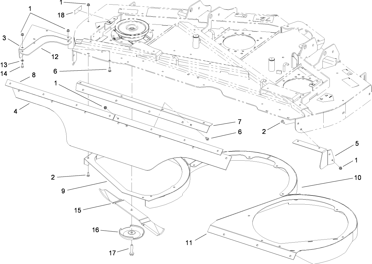Rear Discharge Kit Assembly