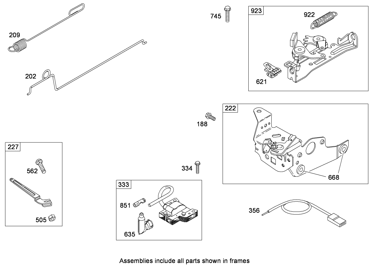 Governor Assembly  Briggs and Stratton 126T02-0241-B1