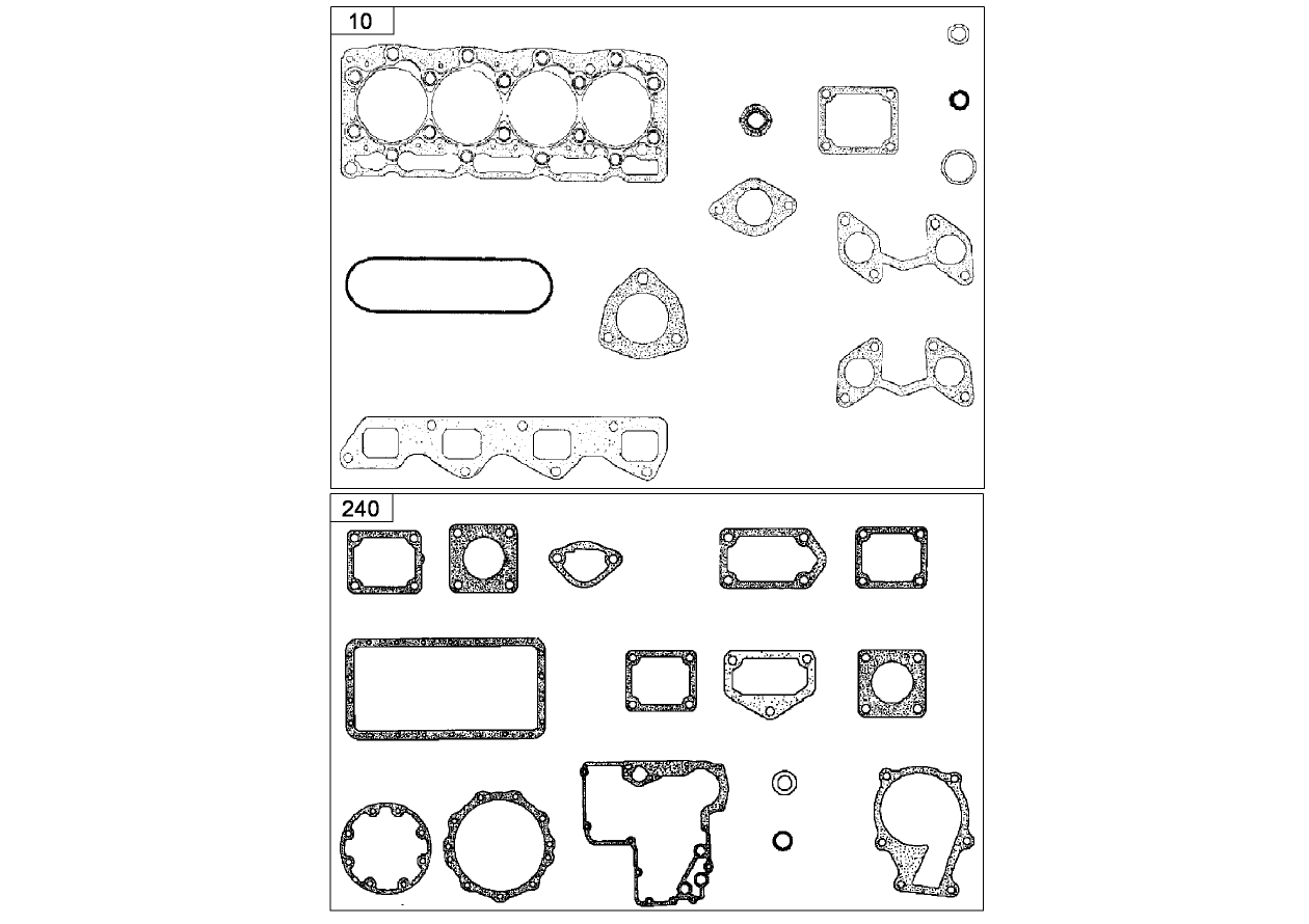Upper and Lower Gasket Kit