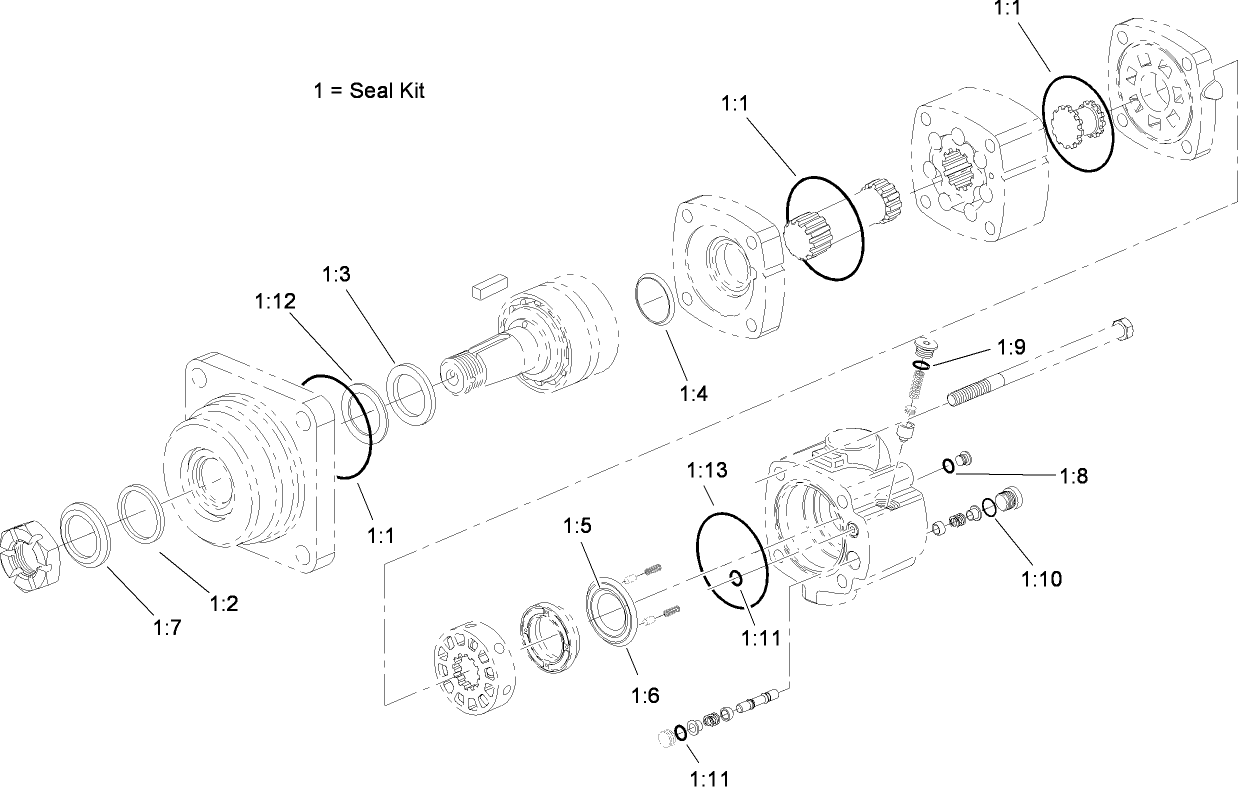 Hydraulic Motor Assembly No. 114-4700