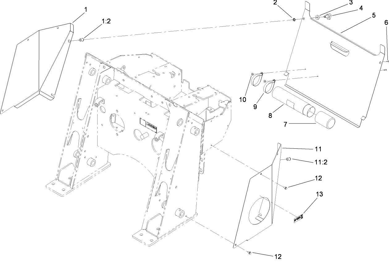 Rear Access Cover Assembly