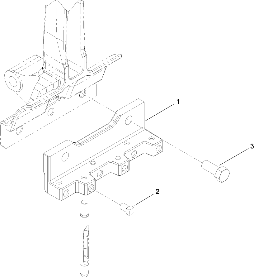 Mini Tine Head Assembly, 1 Row of 6 (Model 09737)