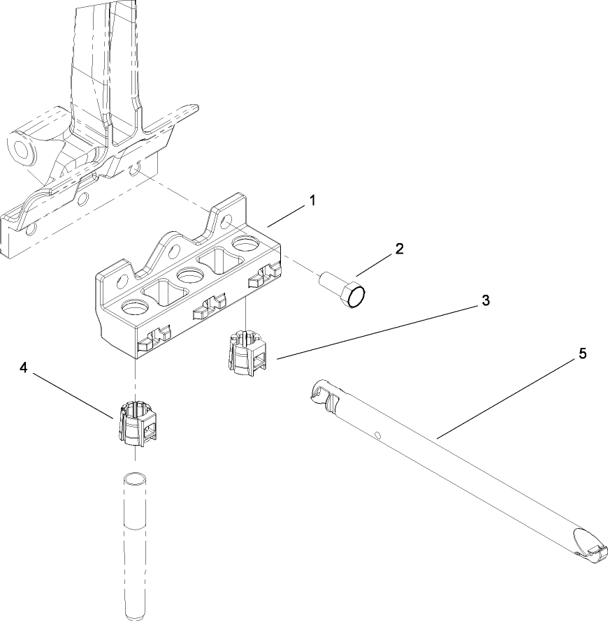 3 Tine Titan Quick Lock Assembly (Model 09711)