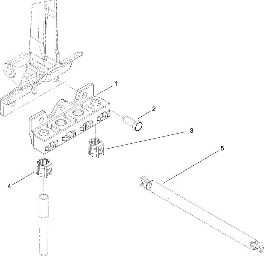 4 Tine Titan Quick Lock Assembly (Model 09719)