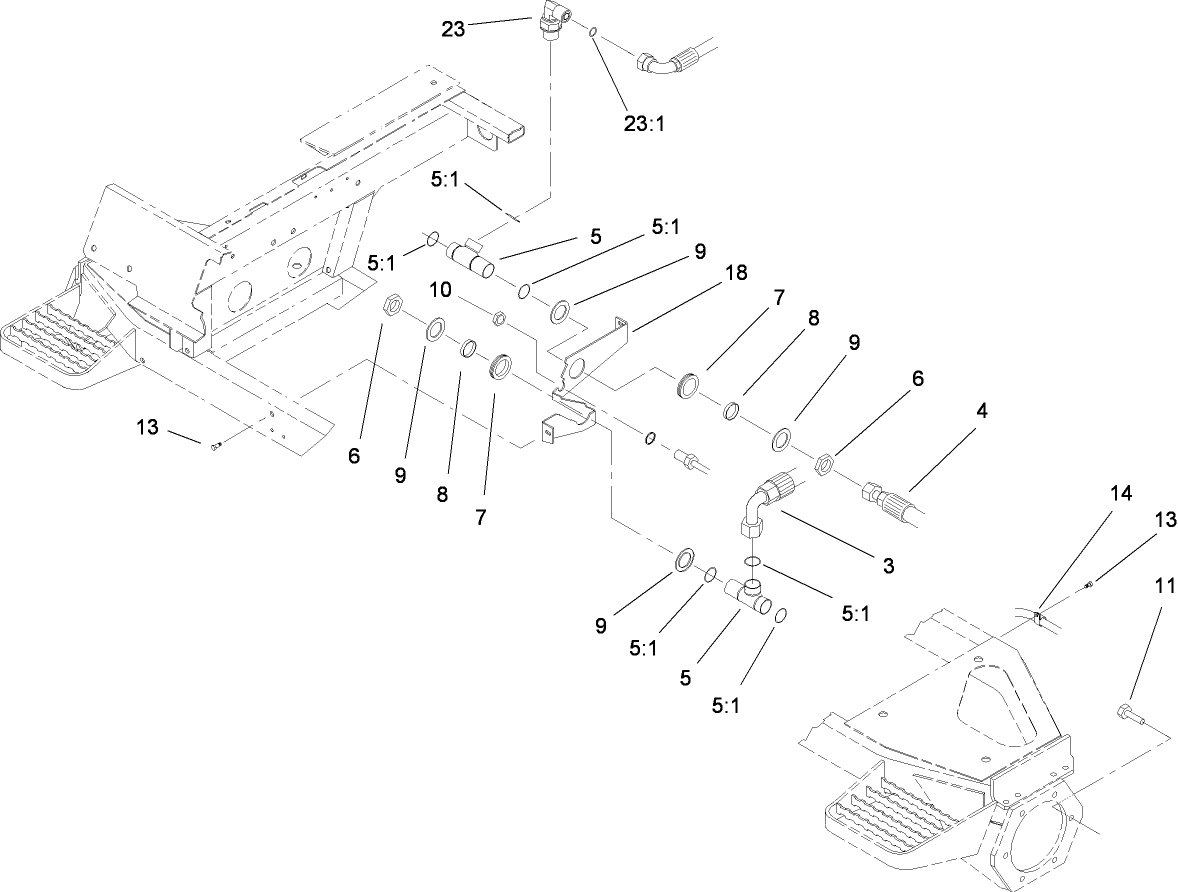 Front Hydraulic Drive Assembly