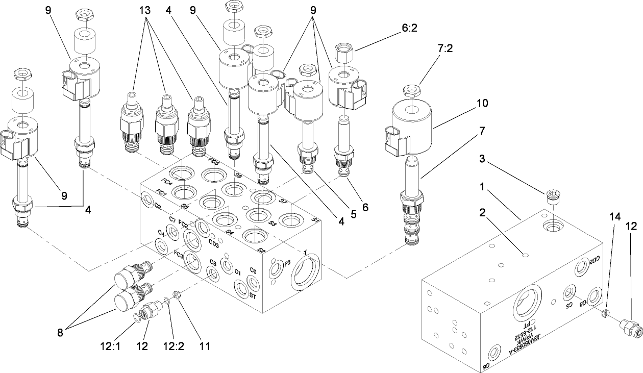 Lift Manifold Assembly No. 112-6512