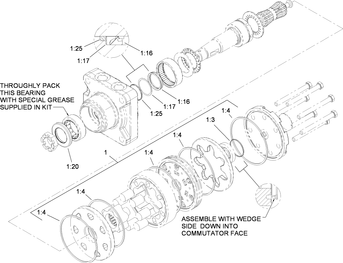 Hydraulic Motor Assembly No. 114-8859