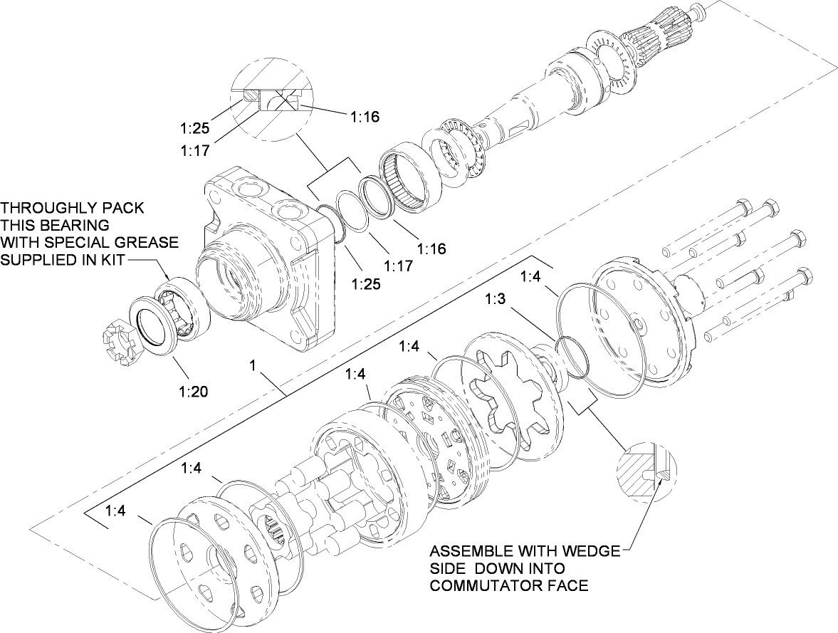 Hydraulic Motor Assembly No. 114-8860