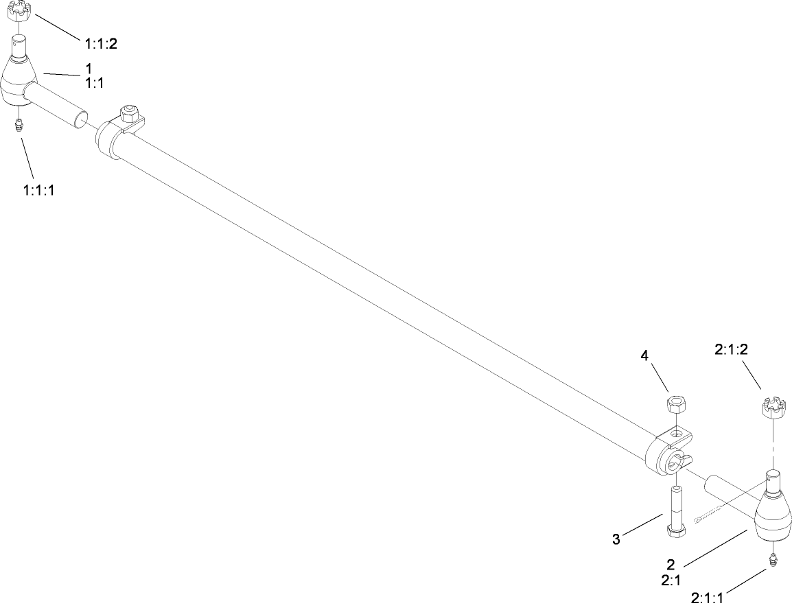 Tie Rod Assembly No. 110-6049-03