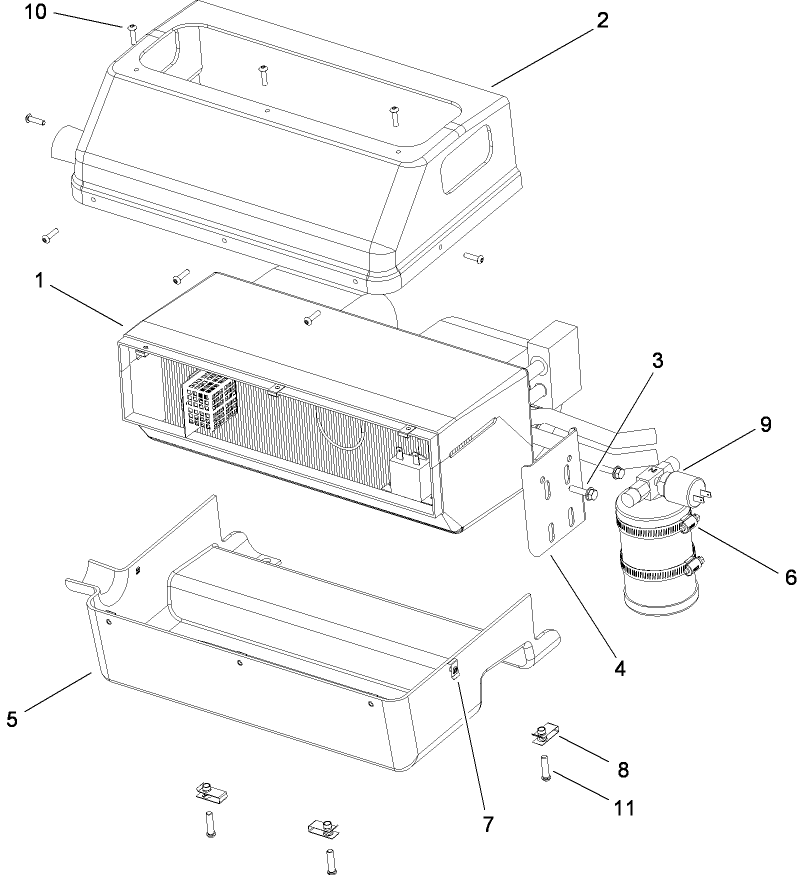 Heat/Evaporator  Cab Assembly