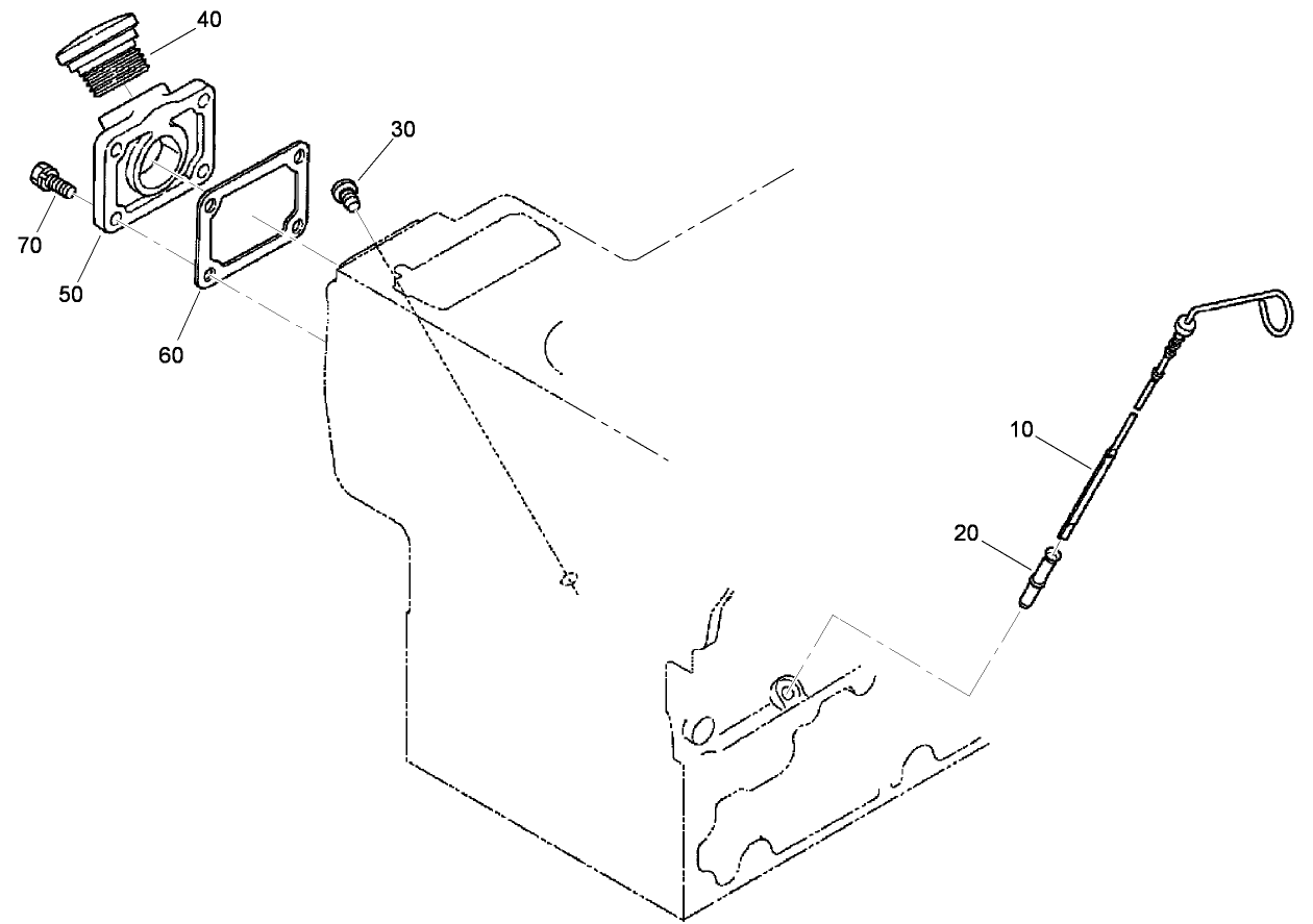 Dipstick and Guide Assembly
