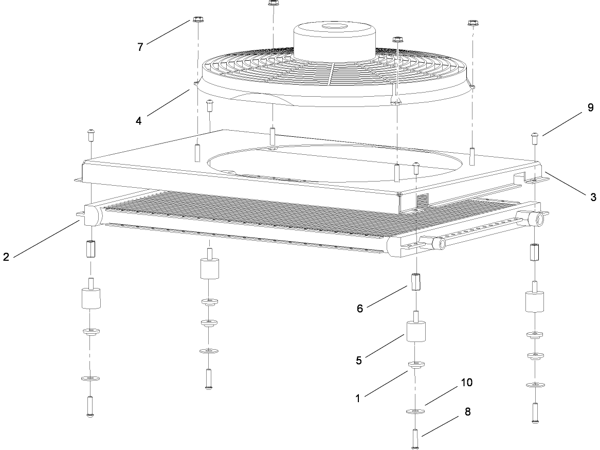 Condenser  Cab Assembly