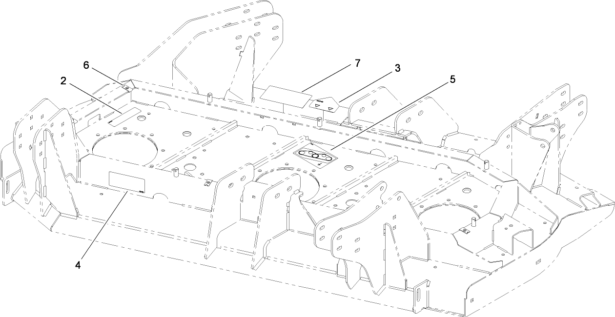 Right Deck  Decal Assembly No. 110-5921