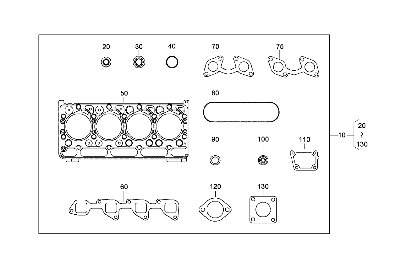 Upper Gasket Kit