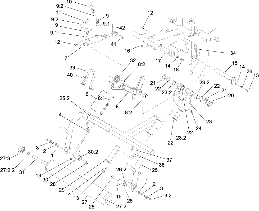 Rear Pull Frame Assembly
