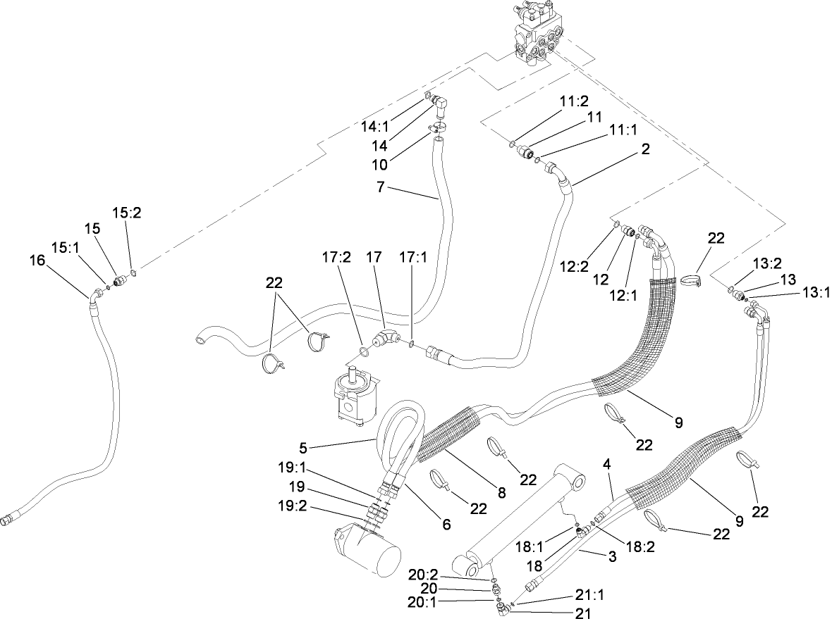 Hydraulic Routing Assembly
