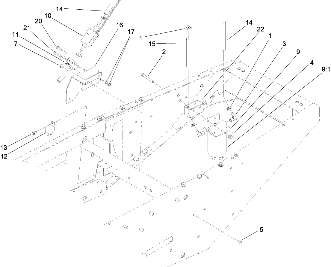Water and Fuel Filter Assembly