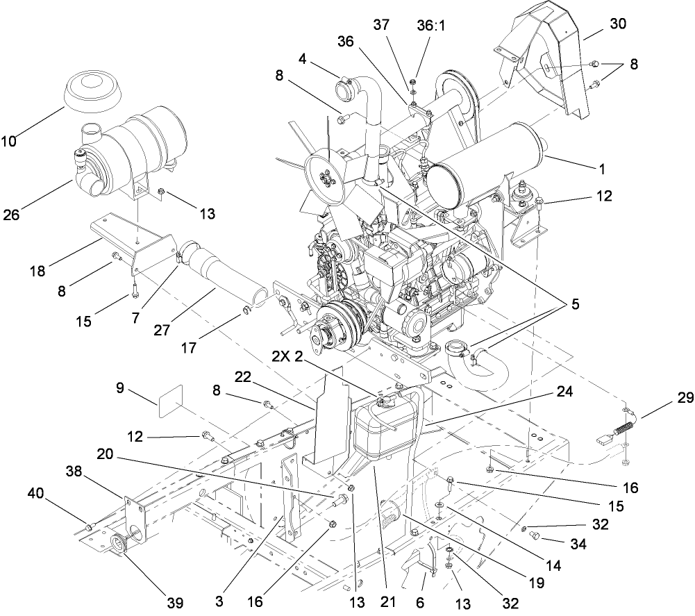 Engine Installation Assembly